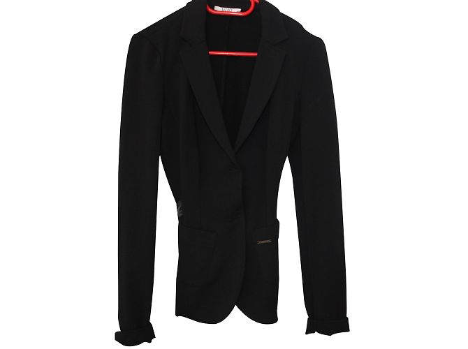 Chaqueta Liu.Jo de algodón negro Talla L
