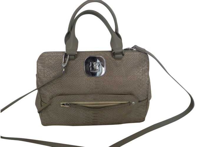 Longchamp Gatsby Taupe Leather  ref.24016