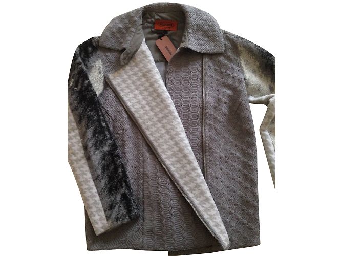 Missoni graue Jacke / Mantel-Neu