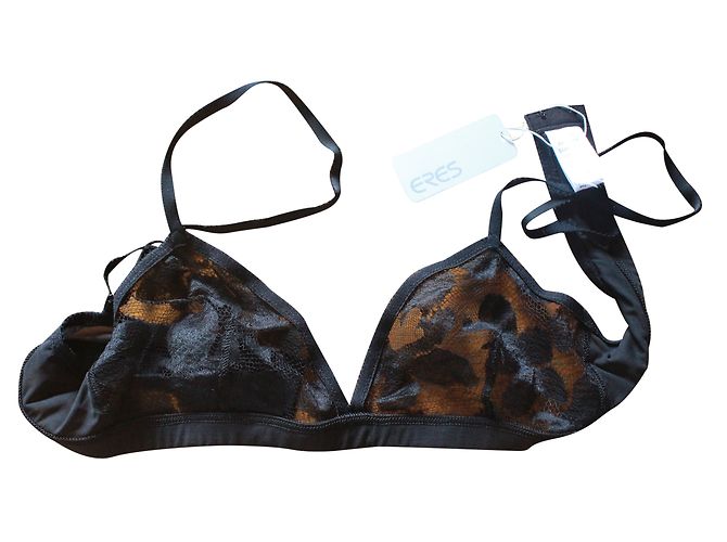 Eres Black Lace Bra