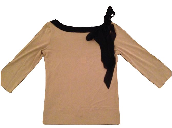 Top Moschino Cheap And Chic Caramel en viscose IT42 