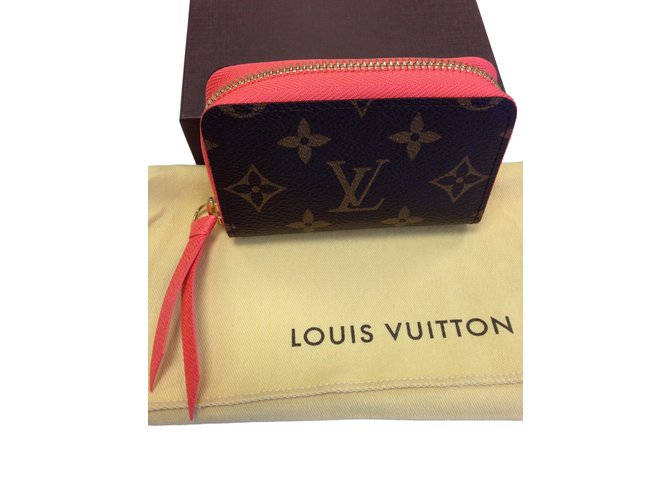 Louis Vuitton ZIPPY MULTICARTES CARD HOLDER na PAPOILA Marrom  ref.40901