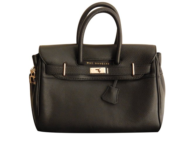 Mac Douglas Handbag Black Leather  ref.24492