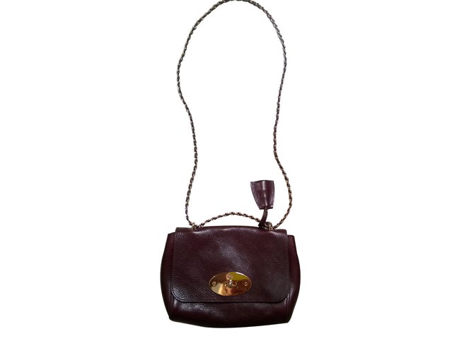 Mulberry Lily Cuir Bordeaux  ref.24585