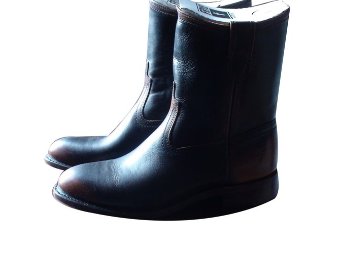 Frye Jet Boot Roper Cuir Marron ref.24622 Joli Closet