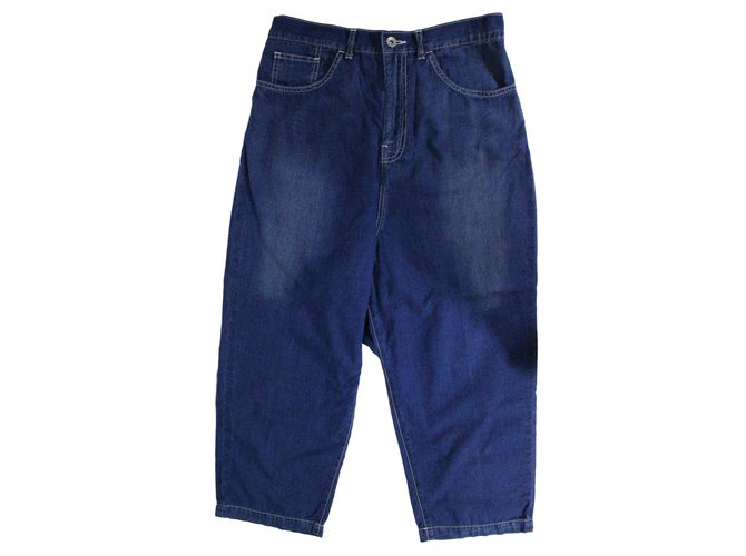 Y'S Culotte Jeans Blue Cotton  ref.24629