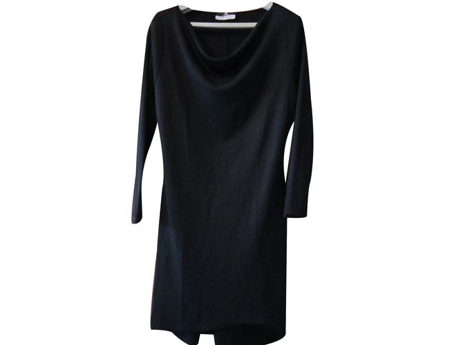 Givenchy Dress Black Viscose  ref.24665