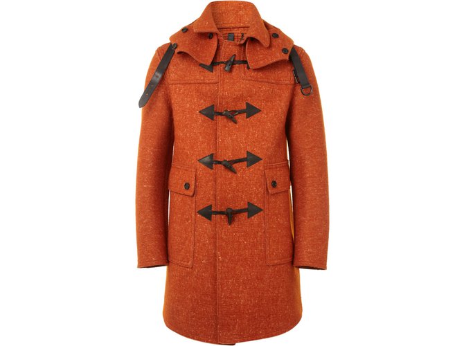 Burberry Prorsum duffle coat Laine Orange  ref.24758