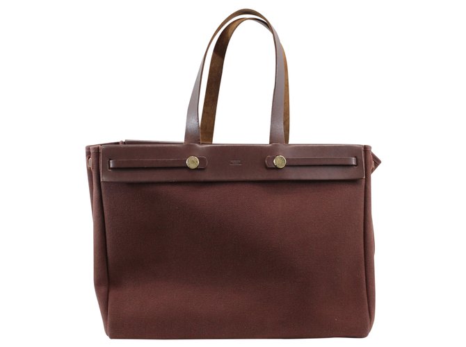 Hermès Tote Brown Leather  ref.24795