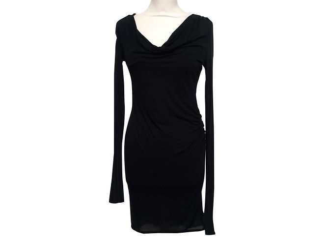 Helmut Lang Kleid Grün aus Micromodal