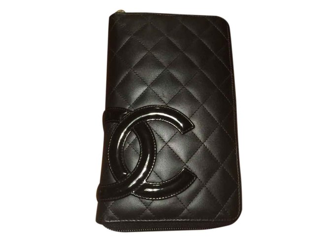 Chanel Purse Black Leather  ref.24835