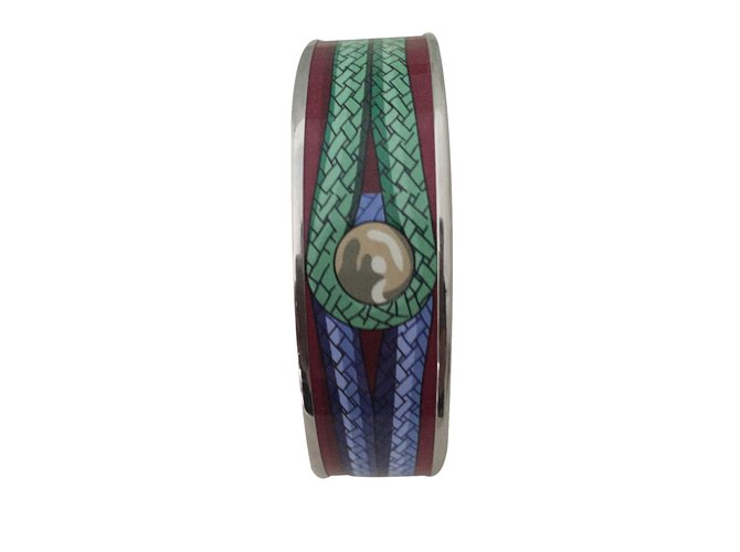 Hermès Armband Mehrfarben Versilbert  ref.24923