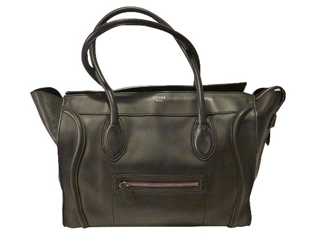 Céline Phantom Luggage Medium Black Leather  ref.24942