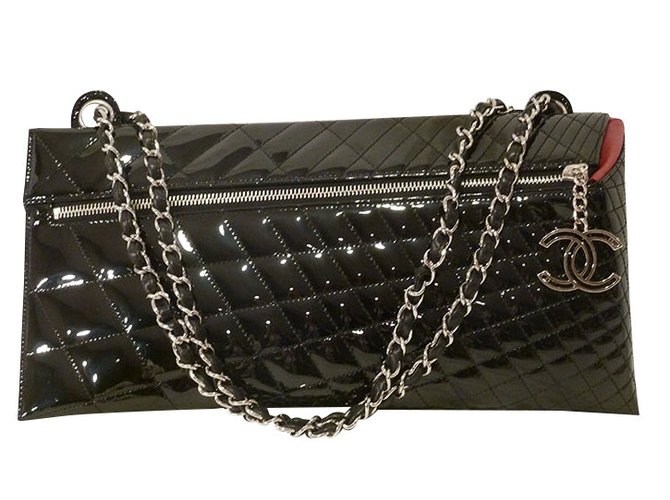 Chanel Kaleidoscope clutch Black Patent leather  ref.24944