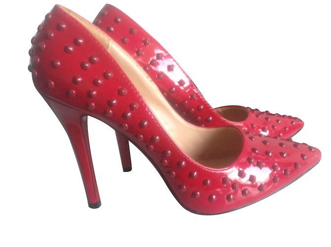 Autre Marque JO Pumps aus Lackleder in Rot Grösse 39