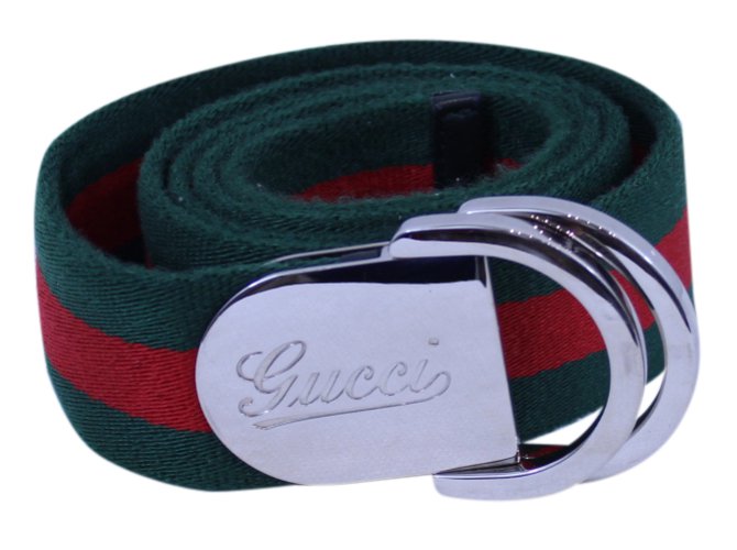 Gucci cinturón Plata Acero  ref.25061