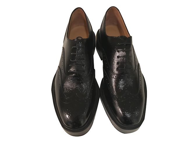 Hermès Derbies Cuir Noir