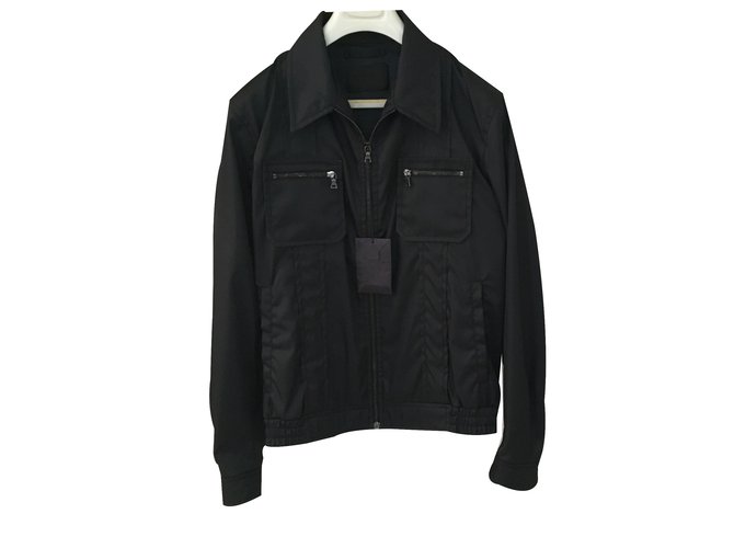 Prada Jacket Black Viscose  ref.25114