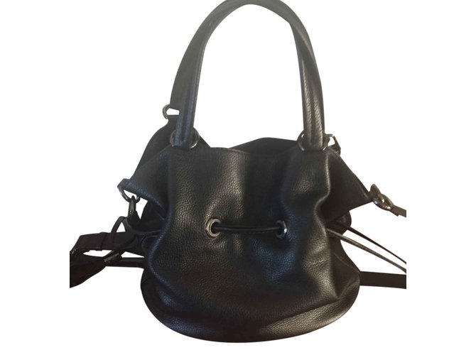 Premier Flirt Lancel Handbag Black Leather  ref.25218