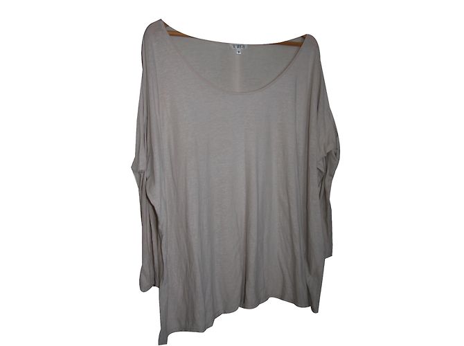 Blusa Claudie Pierlot Beige de Algodón Talla 3