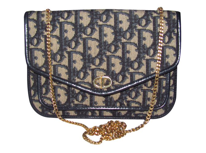 Dior Clutch bag Blue  ref.25351