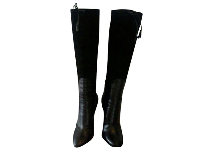 Costume National Bottes Noir