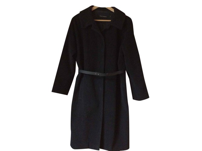 Tara Jarmon Coat Black Wool  ref.25566