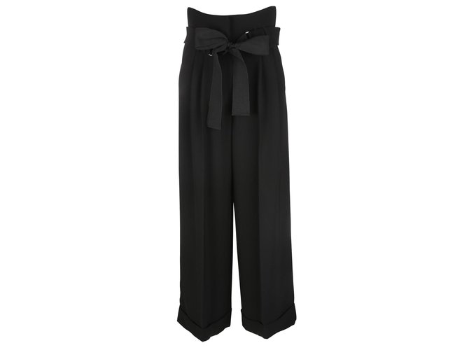 Pantalon Tara Jarmon Polyester Noir  ref.25570