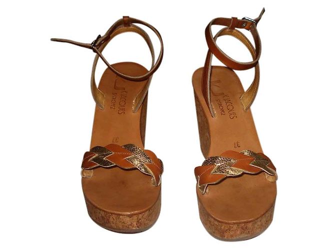 K Jacques Sandalen Golden