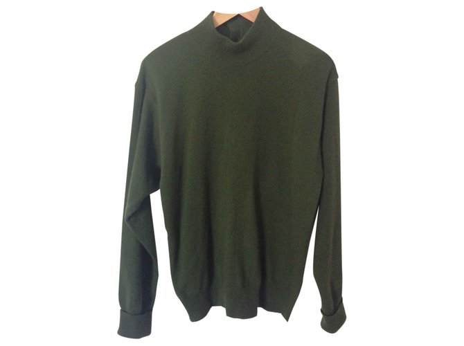 Chanel Sweater Green Cashmere  ref.25581