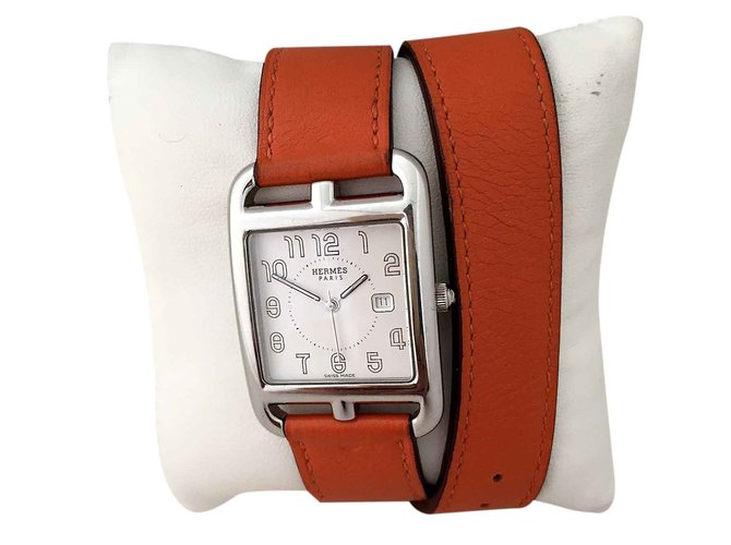 Hermès Buen reloj Crudo Acero  ref.25586