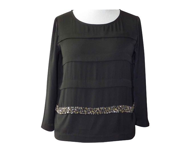 Pablo De Gerard Darel Schwarzes Polyester Top Pablo by Gérard Darel Größe 40
