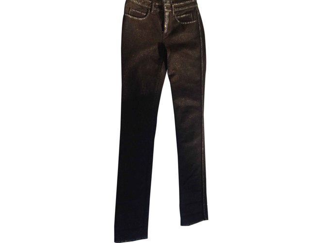 Chanel Jeans Black Denim  ref.25701