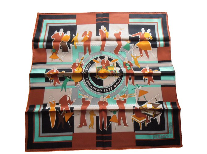 Hermès sciarpe Multicolore Seta