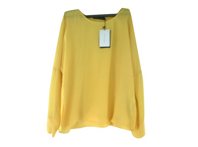 Zara Top Gelb aus Polyester