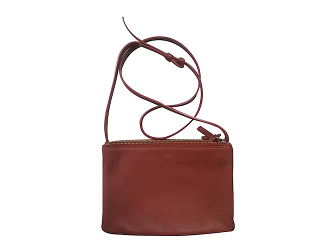 Céline Handtaschen Braun Leder  ref.25786