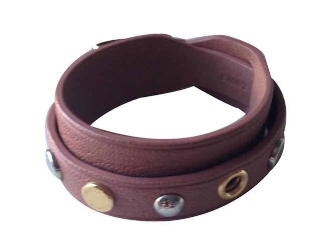 Louis Vuitton Bracelet Pink Leather  ref.25798