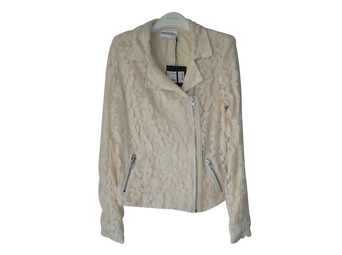 American Retro Lace Jacket Eggshell Size 38