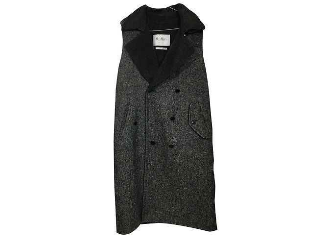 Max Mara Abrigo sin mangas