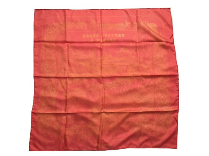 Hermès Bufanda de seda Rosa