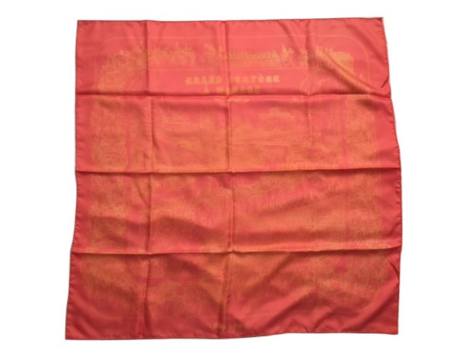 Hermès Silk scarf Pink  ref.25920