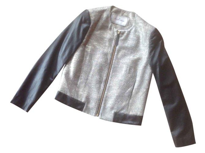 By Malene Birger short Jacket Grey Polyester  ref.26029