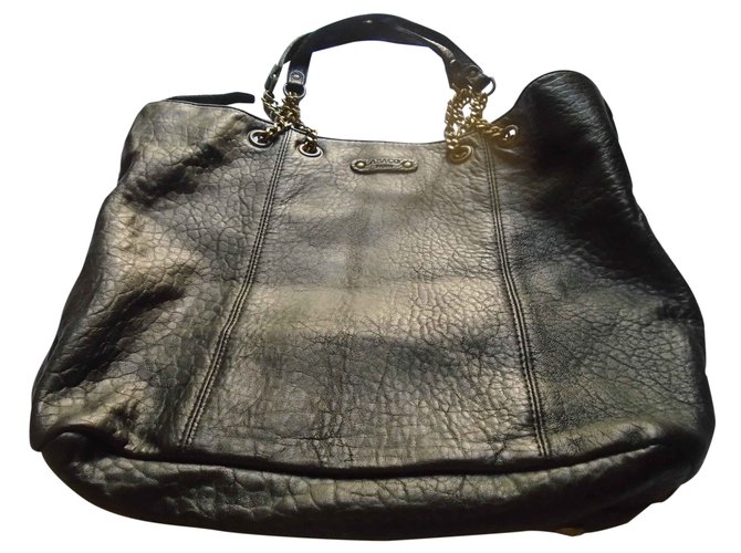 Abaco Tote Black Leather  ref.26036