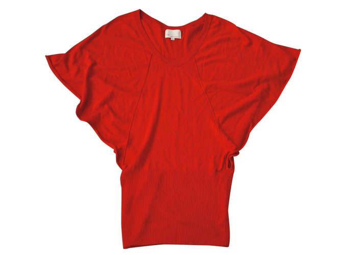 Les Petites Pullover Red Cashmere  ref.26040