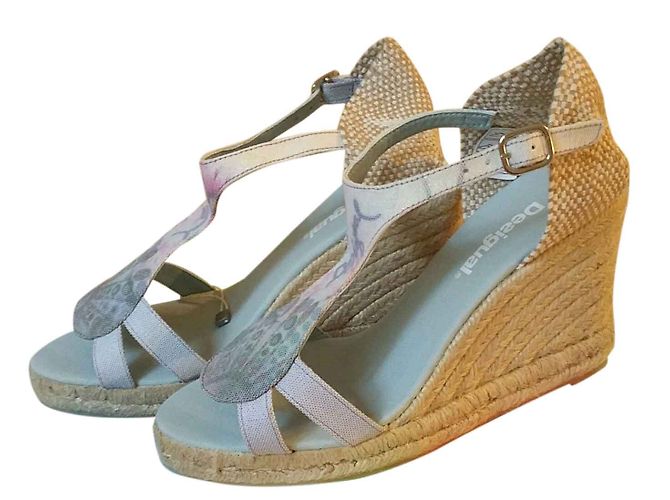 Zeppe espadrillas Desigual Multicolore