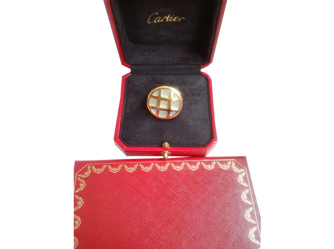 Cartier Cartiet Pasha ring Dourado Ouro  ref.26125