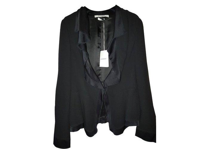Givenchy Jacket Black Viscose  ref.26159