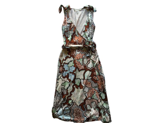 Diane Von Furstenberg Dress Silk  ref.26170