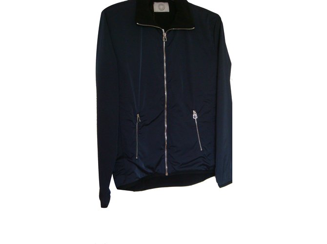 Hermès Jacken Blau Polyamid  ref.26209