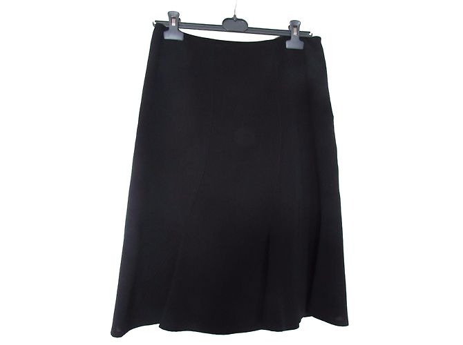 Schwarzer Rock von Pablo De Gerard Darel aus Polyester Knie lang